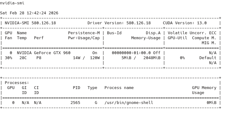 Image nvidia-smi